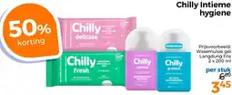 Trekpleister Chilly Intieme hygiene aanbieding