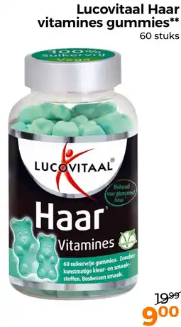 Trekpleister Lucovitaal Haar vitamines gummies aanbieding