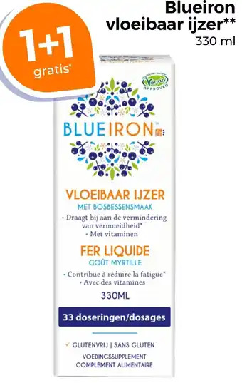 Trekpleister Blueiron vloeibaar ijzer aanbieding
