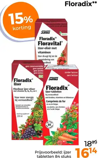 Trekpleister Floradix aanbieding
