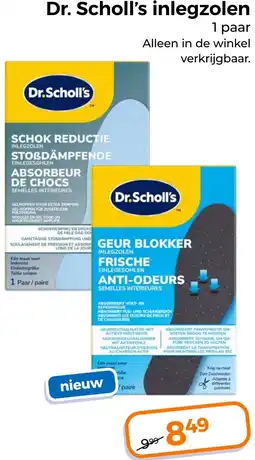 Trekpleister Dr. Scholl's inlegzolen aanbieding