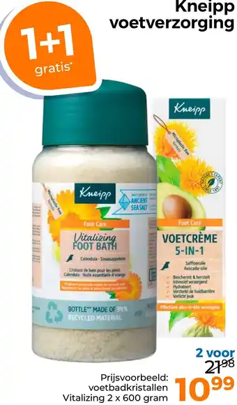 Trekpleister Kneipp voetverzorging aanbieding
