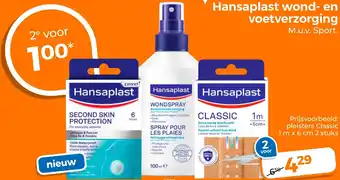 Trekpleister Hansaplast wond en voetverzorging aanbieding