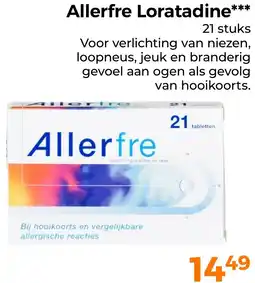 Trekpleister Allerfre Loratadine aanbieding