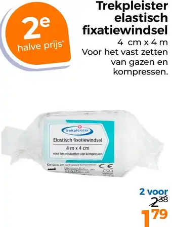 Trekpleister Trekpleister elastisch fixatiewindsel aanbieding
