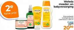 Trekpleister Weleda moeder en babyverzorging aanbieding