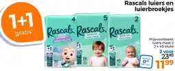 Trekpleister Rascals luiers en luierbroekjes aanbieding
