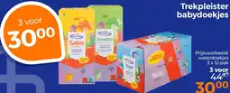 Trekpleister Trekpleister babydoekjes aanbieding