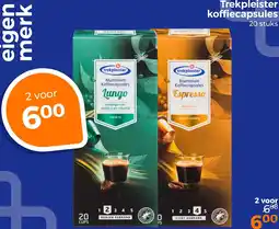 Trekpleister Trekpleister koffiecapsules aanbieding