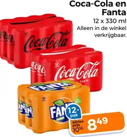 Trekpleister Coca-Cola en Fanta aanbieding