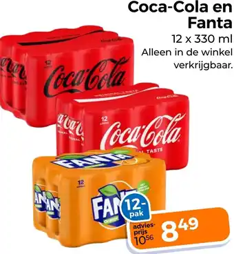Trekpleister Coca-Cola en Fanta aanbieding