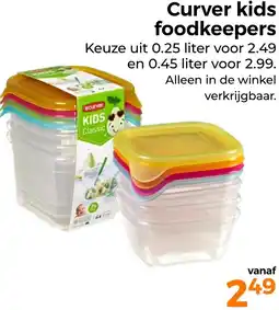 Trekpleister Curver kids foodkeepers aanbieding