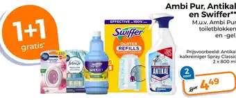 Trekpleister Ambi Pur, Antikal en Swiffer aanbieding
