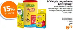 Trekpleister ECOstyle ongedierte bestrijding aanbieding