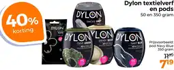 Trekpleister Dylon textielverf en pods aanbieding