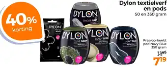 Trekpleister Dylon textielverf en pods aanbieding