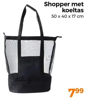 Trekpleister Shopper met koeltas aanbieding