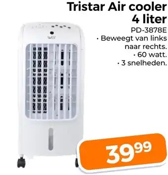 Trekpleister Tristar Air cooler PD-3878E aanbieding