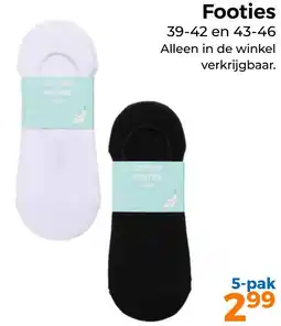 Trekpleister Footies aanbieding