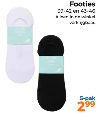 Trekpleister Footies aanbieding