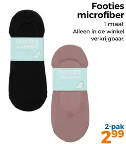 Trekpleister Footies microfiber aanbieding