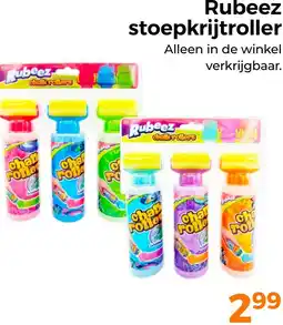 Trekpleister Rubeez stoepkrijtroller aanbieding