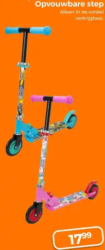 Trekpleister Opvouwbare step aanbieding