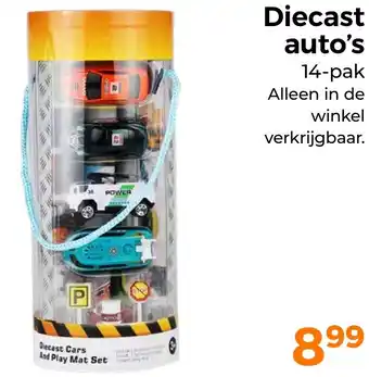 Trekpleister Diecast auto's aanbieding