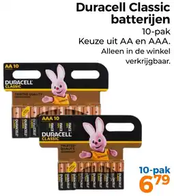 Trekpleister Duracell Classic batterijen aanbieding