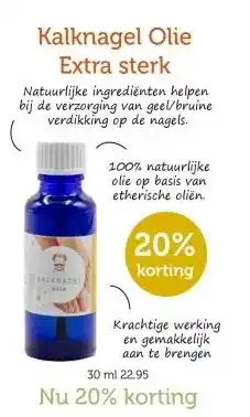 De Rode Pilaren Kalknagel olie extra sterk aanbieding