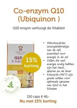 De Rode Pilaren Co enzym q10 ubiquinon aanbieding