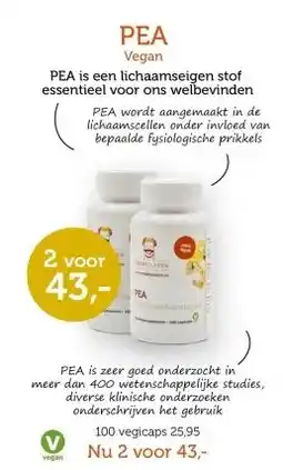 De Rode Pilaren Pea vegan aanbieding