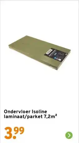 GAMMA Ondervloer Isoline laminaat/parket 7,2m² aanbieding