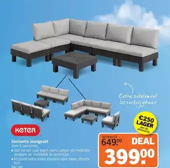 Albert Heijn Elements loungeset aanbieding