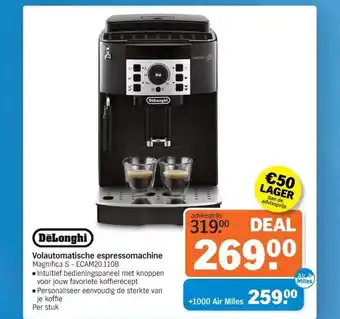 Albert Heijn Volautomatische espressomachine aanbieding