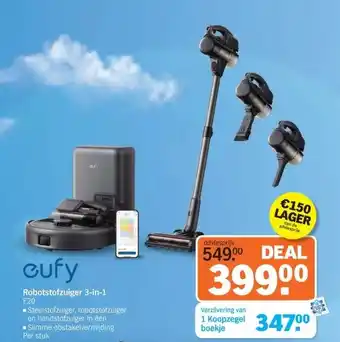 Albert Heijn Robotstofzuiger 3-in-1 E20 aanbieding