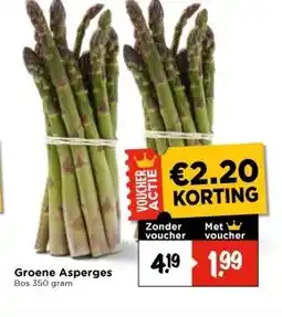 Vomar Voordeelmarkt Groene Asperges aanbieding