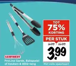 Vomar Voordeelmarkt LEIFHEIT ProLine Garde, Bakspatel of Keuken-& BBQ-tang aanbieding