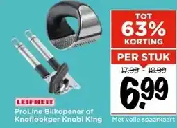 Vomar Voordeelmarkt LEIFHEIT ProLine Blikopener of Knoflookper Knobi King aanbieding