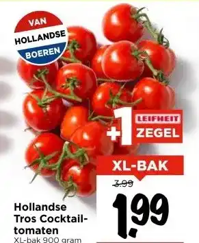 Vomar Voordeelmarkt Hollandse Tros Cocktail- tomaten aanbieding
