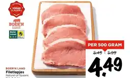 Vomar Voordeelmarkt BOER'N LAND Filetlapjes aanbieding
