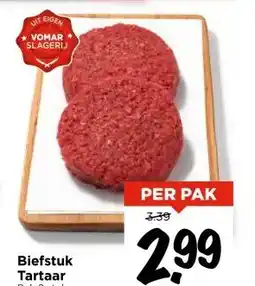 Vomar Voordeelmarkt Biefstuk Tartaar aanbieding