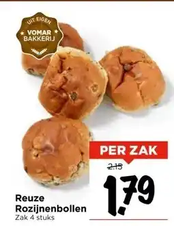 Vomar Voordeelmarkt Reuze Rozijnenbollen aanbieding