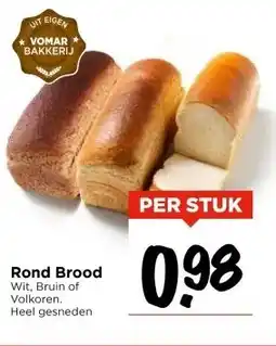 Vomar Voordeelmarkt Rond Brood aanbieding