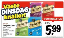 Vomar Voordeelmarkt Vergeer Kaas aanbieding