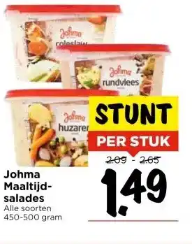 Vomar Voordeelmarkt Johma Maaltijd- salades aanbieding