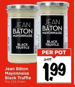 Vomar Voordeelmarkt Jean Bâton Mayonnaise Black Truffle aanbieding