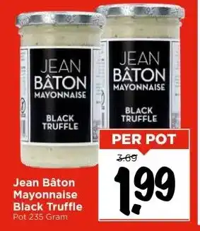 Vomar Voordeelmarkt Jean Bâton Mayonnaise Black Truffle aanbieding