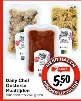 Vomar Voordeelmarkt Daily Chef Oosterse Maaltijden aanbieding