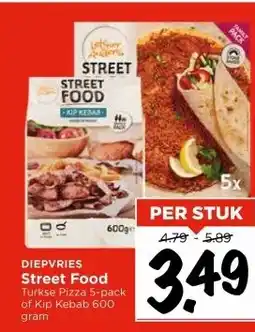 Vomar Voordeelmarkt DIEPVRIES Street Food aanbieding